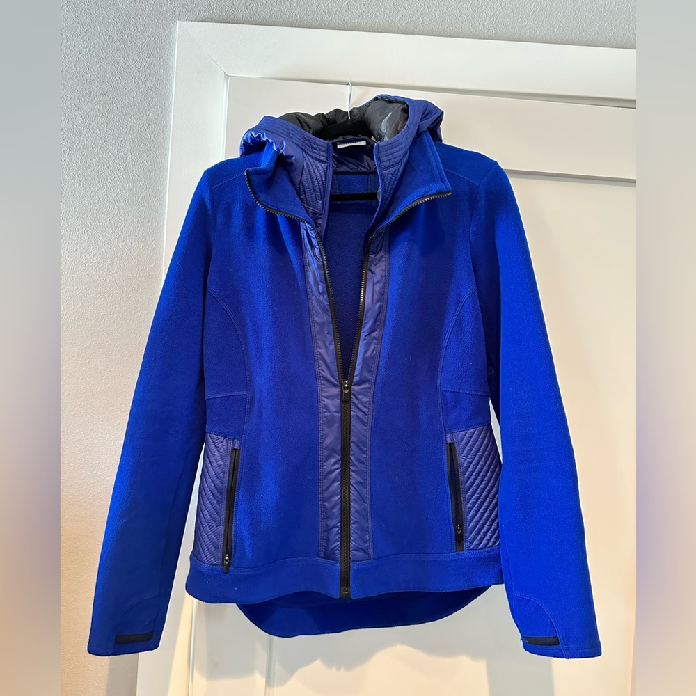 Athleta blue rock ridge fleece jacket